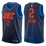 Maglia Oklahoma City Thunder Raymond Felton #2 Statement 2017-18 Blu