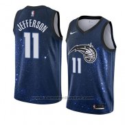 Maglia Orlando Magic Amile Jefferson #11 Citta 2018 Blu