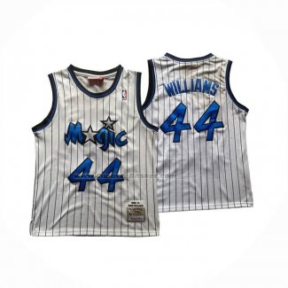 Maglia Orlando Magic Brandon Williams No 44 Mitchell & Ness 2009-10 Bianco