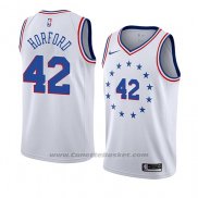 Maglia Philadelphia 76ers Al Horford #42 Earned 2019-20 Bianco