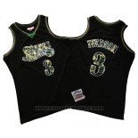 Maglia Philadelphia 76ers Allen Iverson #3 Camuffamento Verde