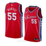 Maglia Philadelphia 76ers Greg Monroe #55 Statement 2018 Rosso