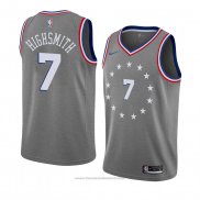 Maglia Philadelphia 76ers Haywood Highsmith #7 Citta 2018-19 Grigio