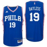 Maglia Philadelphia 76ers Jerryd Bayless #19 Blu