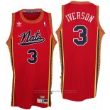 Maglia Philadelphia 76ers Nata Allen Iverson #3 Retro Rosso