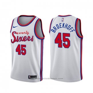 Maglia Philadelphia 76ers Ryan Broekhoff #45 Classic Bianco