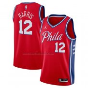 Maglia Philadelphia 76ers Tobias Harris NO 12 Statement Rosso