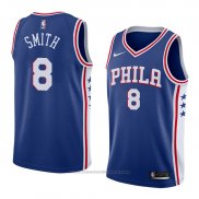 Maglia Philadelphia 76ers Zhaire Smith #8 Icon 2018 Blu