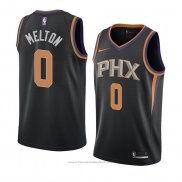 Maglia Phoenix Suns De'anthony Melton #0 Statement 2018 Nero