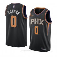 Maglia Phoenix Suns Isaiah Canaan #0 Statement 2018 Nero2