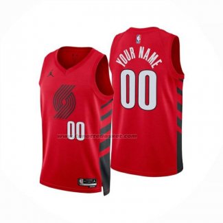 Maglia Portland Trail Blazers Personalizzate Statement 2024-25 Rosso