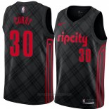 Maglia Portland Trail Blazers Seth Curry #30 Citta 2018 Nero2