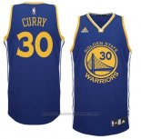 Maglia Risuonare Moda Golden State Warriors Stephen Curry #30 Blu