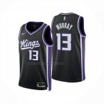 Maglia Sacramento Kings Keegan Murray No 13 Icon 2024-25 Nero