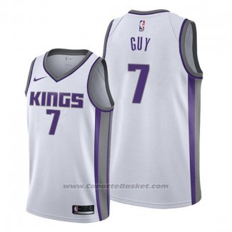 Maglia Sacramento Kings Kyle Guy #7 Association 2019-20 Bianco