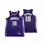 Maglia Sacramento Kings Russell Westbrook No 18 Citta 2025-26 Viola