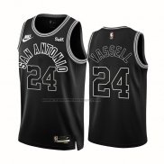 Maglia San Antonio Spurs Devin Vassell NO 24 Classic 2022-23 Nero