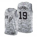 Maglia San Antonio Spurs Luka Samanic #19 Earned 2019-20 Camuflaje