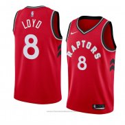 Maglia Toronto Raptors Jordan Loyd #8 Icon 2018 Rosso