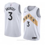 Maglia Toronto Raptors Og Anunoby #3 Citta 2018 Bianco