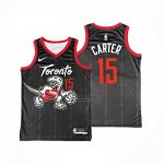 Maglia Toronto Raptors Vince Carter No 15 Citta 2025-26 Nero