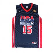 Maglia USA 1992 Magic Johnson #15 Nero