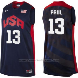 Maglia USA 2012 Chris Paul #13 Nero