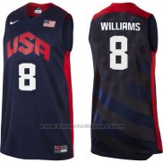 Maglia USA 2012 Deron Williams #8 Nero