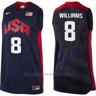 Maglia USA 2012 Deron Williams #8 Nero