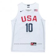 Maglia USA 2016 Kobe Bryant #10 Bianco