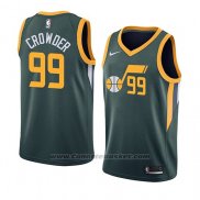 Maglia Utah Jazz Jae Crowder #99 Earned 2018-19 Verde