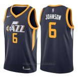 Maglia Utah Jazz Joe Johnson #6 Icon 2017-18 Blu