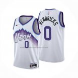 Maglia Utah Jazz Taylor Hendricks No 0 Association 2025-26 Bianco