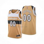 Maglia Washington Wizards Personalizzate Citta 2025-26 Giallo
