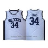 Maglia Wildcats Len Bias #34 Bianco