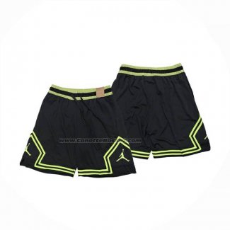 Pantaloncini Jordan Just Don Nero Verde1
