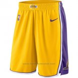 Pantaloncini Los Angeles Lakers 2017-18 Giallo