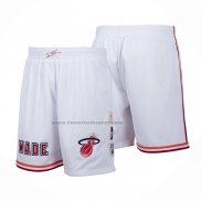 Pantaloncini Miami Heat Mitchell & Ness Bianco