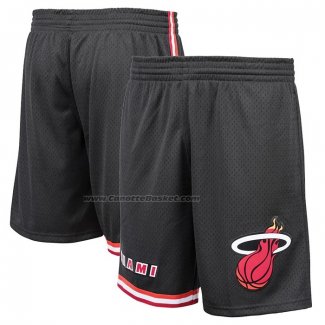 Pantaloncini Miami Heat Mitchell & Ness Nero