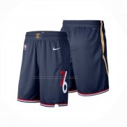 Pantaloncini Philadelphia 76ers Citta 2025-26 Blu