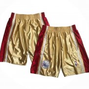 Pantaloncini Philadelphia 76ers Mitchell & Ness Or