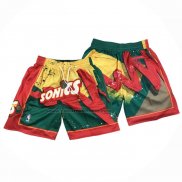 Pantaloncini Seattle Supersonics Just Don Rosso Verde