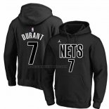 Felpa con Cappuccio Brooklyn Nets Kevin Durant Statement 2022-23 Nero