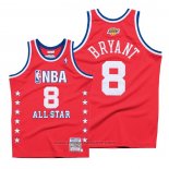 Maglia All Star 2003 Kobe Bryant #8 Autentico Hardwood Classics Rosso