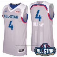 Maglia All Star 2017 Atlanta Hawks Paul Millsap #4 Grigio