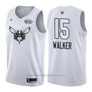 Maglia All Star 2018 Charlotte Hornets Kemba Walker #15 Bianco