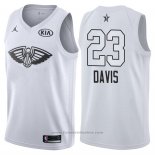 Maglia All Star 2018 New Orleans Pelicans Anthony Davis #23 Bianco