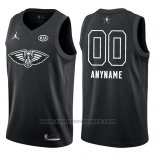 Maglia All Star 2018 New Orleans Pelicans Nike Personalizzate Nero