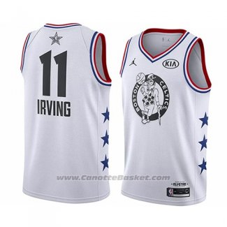 Maglia All Star 2019 Boston Celtics Kyrie Irving #1 Bianco