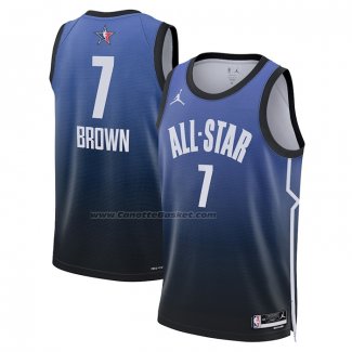 Maglia All Star 2023 Boston Celtics Jaylen Brown #7 Blu